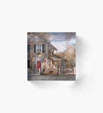 Victorian - Clinton, NJ - Dreaming of skating again Acrylic Block