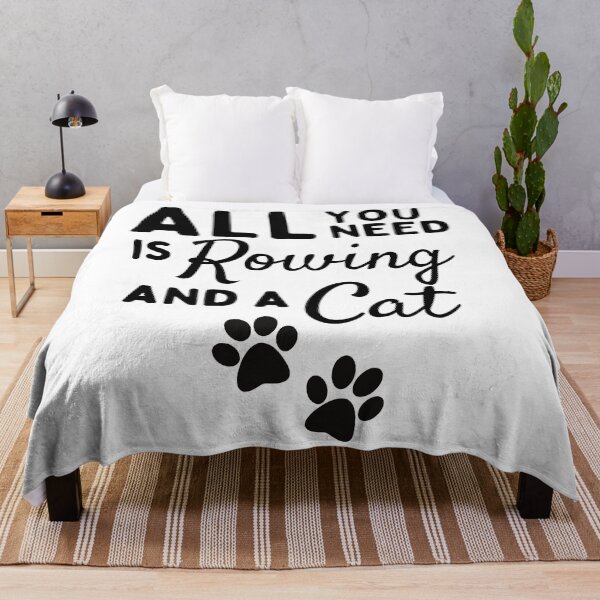 Item preview, All you need is rowing and a cat designed and sold by TheGreenGoat.