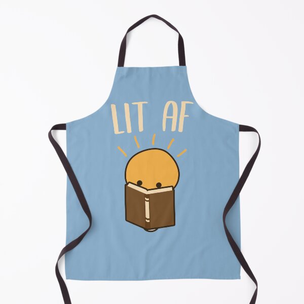 Item preview, Lit Af Cute Reading Pun designed and sold by Daytone.