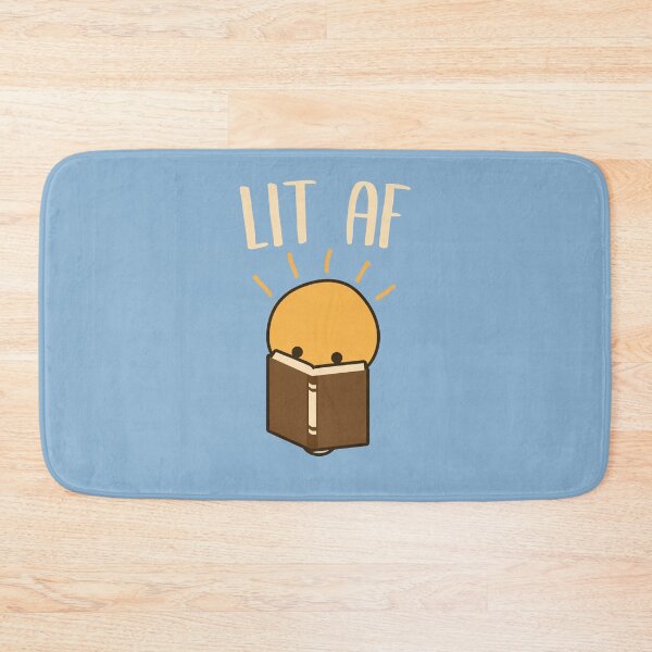 Item preview, Lit Af Cute Reading Pun designed and sold by Daytone.