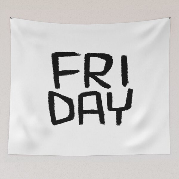 Item preview, Friday Mood, Fri Day, Days of The Week: Friday designed and sold by badlydrawnbabe.