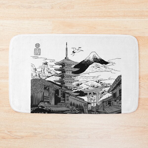 Item preview, Japanese neighborhood under the mount designed and sold by albertocubatas.