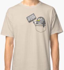 Pocket penguin wants fish Classic T-Shirt