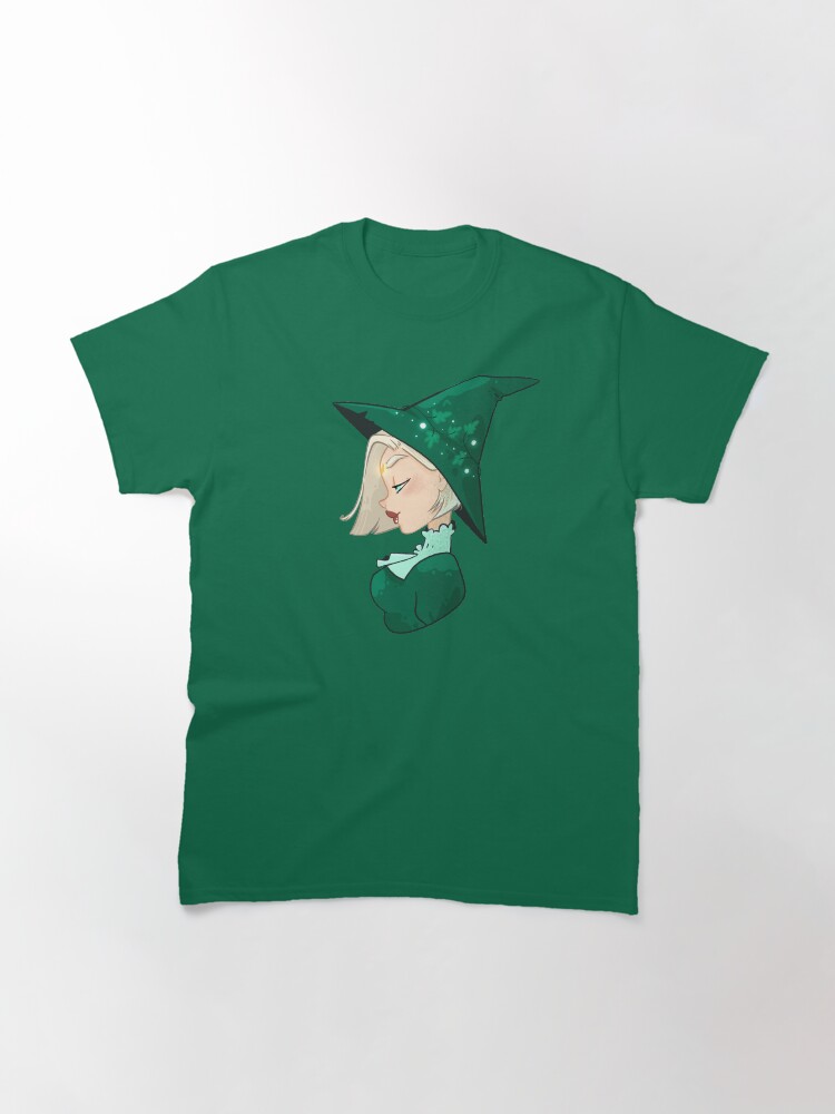 Thumbnail 2 of 7, Classic T-Shirt, Green Witch designed and sold by Sandramartins.