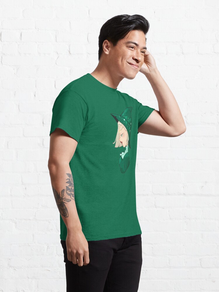 Thumbnail 5 of 7, Classic T-Shirt, Green Witch designed and sold by Sandramartins.