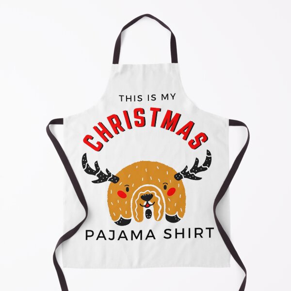 Item preview, This Is My Christmas Pajama Shirt deer white designed and sold by Rainbows Rock.
