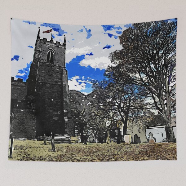 Artikelvorschau, Harthill Church - Autumn entworfen und verkauft von Paul Rowland.