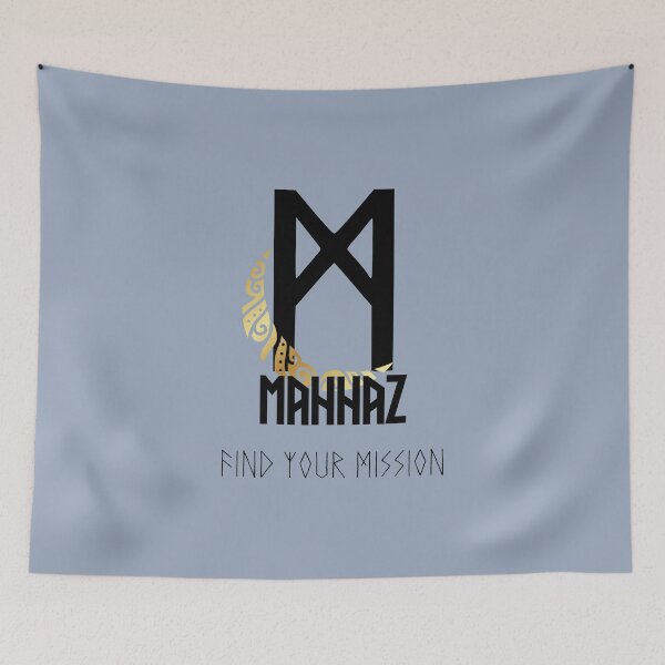 Item preview, Elder Futhark "MANNAZ" Rune designed and sold by LilysGoodies.