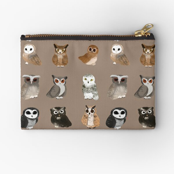 All different kinds of hoots!  Zipper Pouch