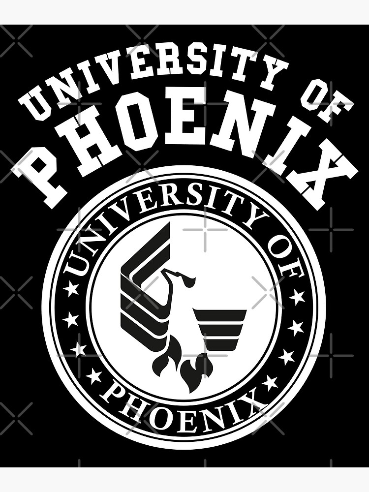 "Official university Of Phoenix Shirt american college" Poster by