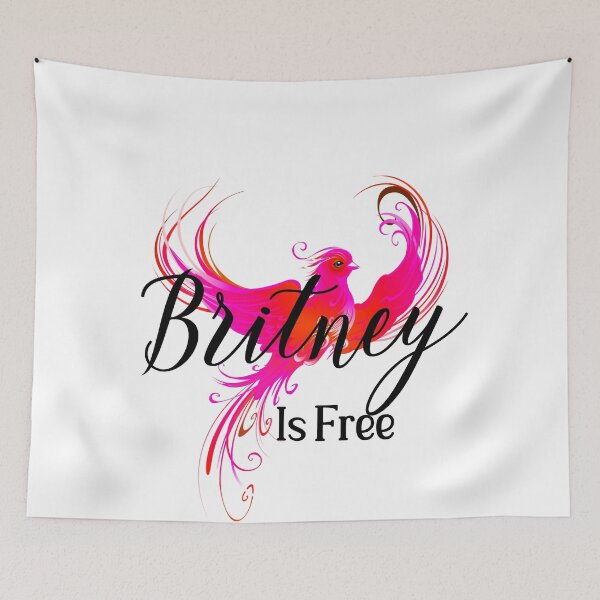 Item preview, Britney Is Free Pink Phoenix (In Black Lettering) designed and sold by Wheeler-Styl3.