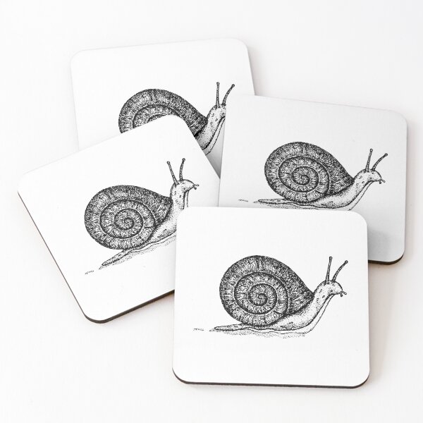 Artikelvorschau, Dotwork Schnecke rutschig entworfen und verkauft von Anna_leni.