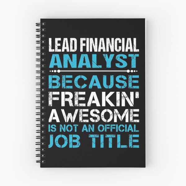 Item preview, Lead Financial Analyst T Shirt - Freaking Awesome Job Gift Item Tee designed and sold by oetate4774.