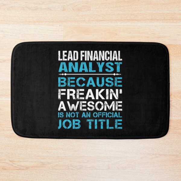 Item preview, Lead Financial Analyst T Shirt - Freaking Awesome Job Gift Item Tee designed and sold by oetate4774.