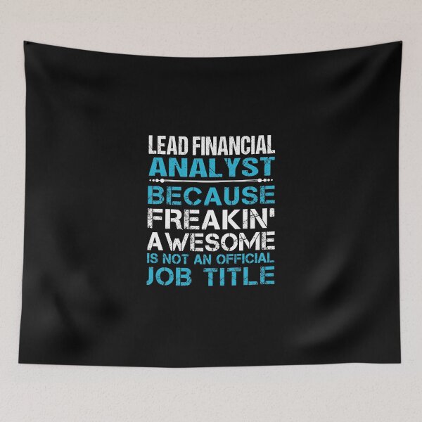 Item preview, Lead Financial Analyst T Shirt - Freaking Awesome Job Gift Item Tee designed and sold by oetate4774.