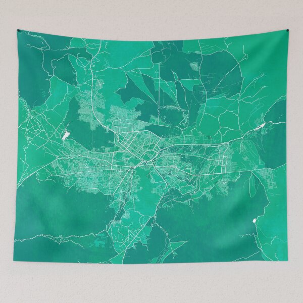 Item preview, Kabul City Map of Afghanistan - Watercolor designed and sold by deMAP.