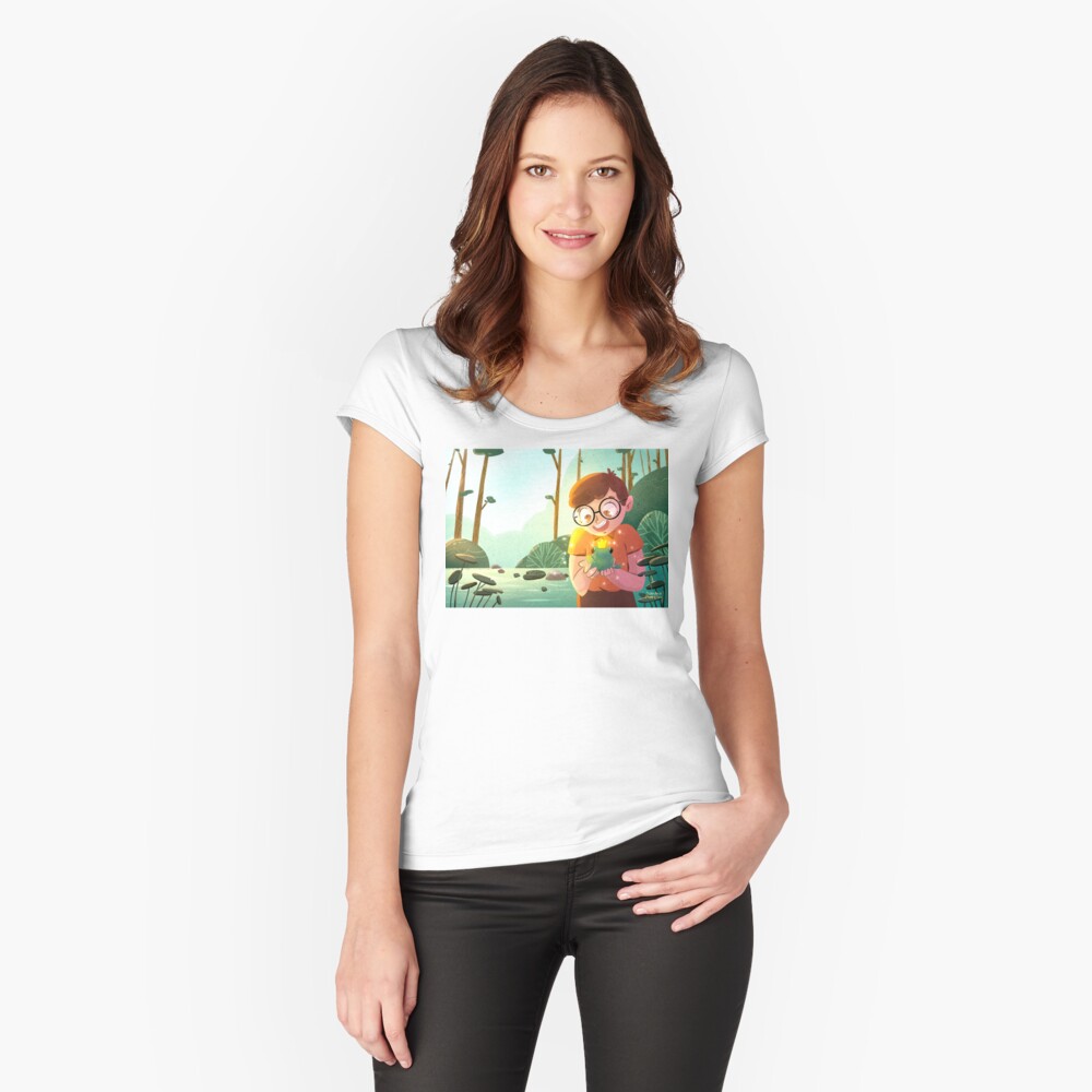 Item preview, Fitted Scoop T-Shirt designed and sold by Sandramartins.