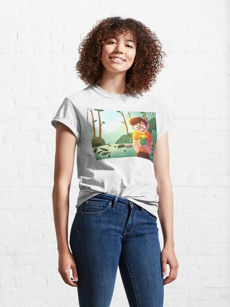 Thumbnail 4 of 7, Classic T-Shirt, King Frog designed and sold by Sandramartins.