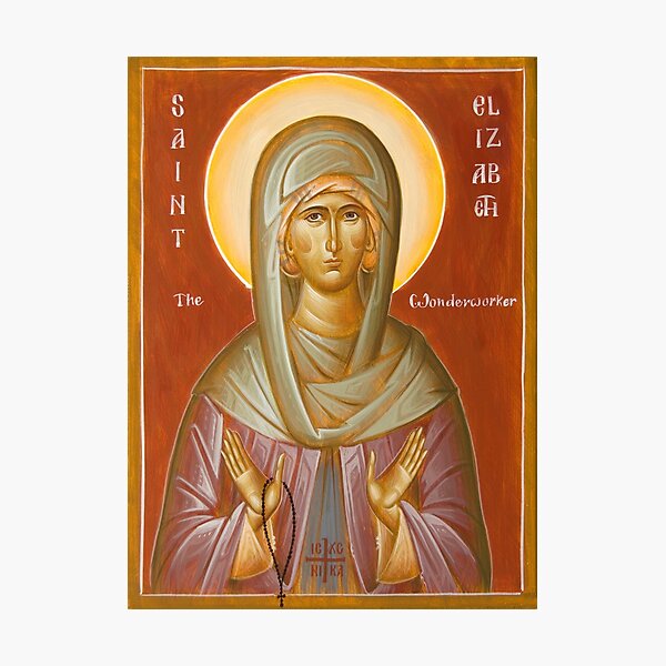 Item preview, St Elizabeth the Wonderworker designed and sold by ikonographics.