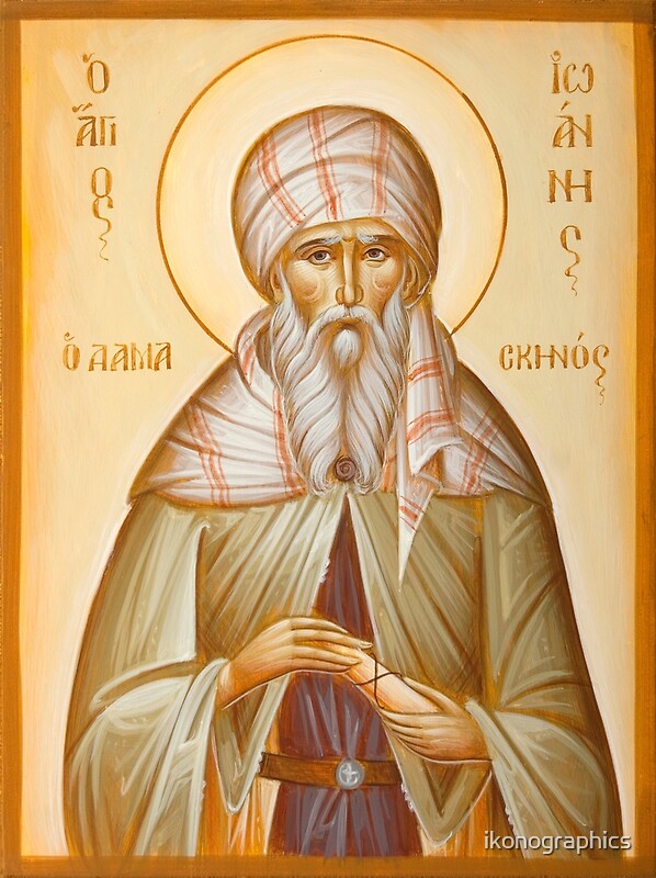 "St John of Damascus" by ikonographics | Redbubble