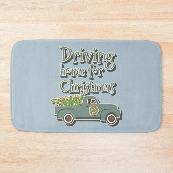 Item preview, Cute Pastel Driving Home For Christmas Truck And Xmas Tree Slogan designed and sold by TrulyEpoque.