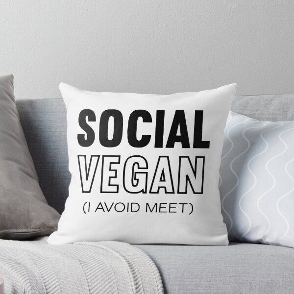 Item preview, Social vegan. I avoid meet! designed and sold by Proudcastle.