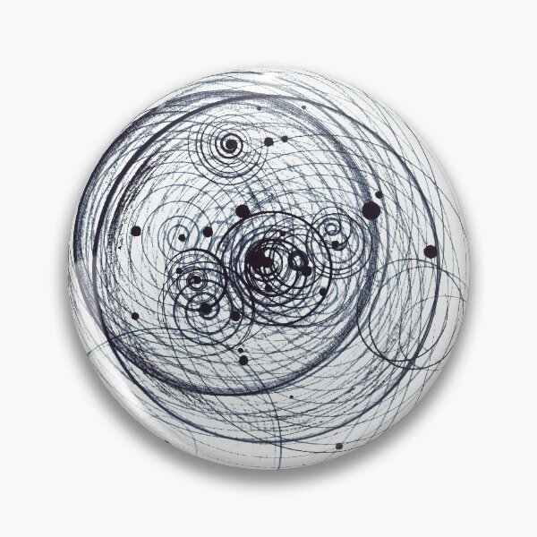 Item preview, Indigo Spirals. Hand painted abstract illustration designed and sold by Antonina Sotnikova.
