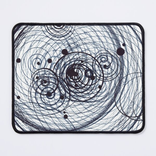 Item preview, Indigo Spirals. Hand painted abstract illustration designed and sold by Antonina Sotnikova.
