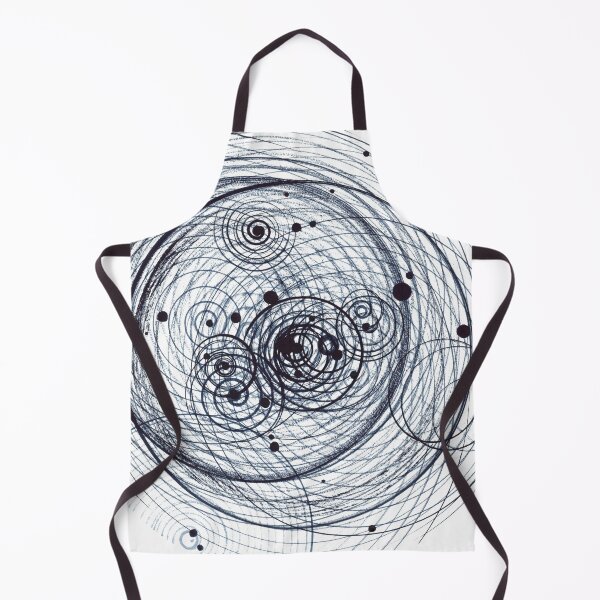 Item preview, Indigo Spirals. Hand painted abstract illustration designed and sold by Antonina Sotnikova.