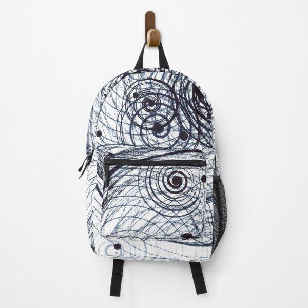Item preview, Indigo Spirals. Hand painted abstract illustration designed and sold by Antonina Sotnikova.