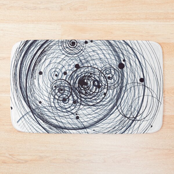 Item preview, Indigo Spirals. Hand painted abstract illustration designed and sold by Antonina Sotnikova.