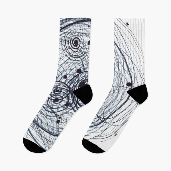 Item preview, Indigo Spirals. Hand painted abstract illustration designed and sold by Antonina Sotnikova.