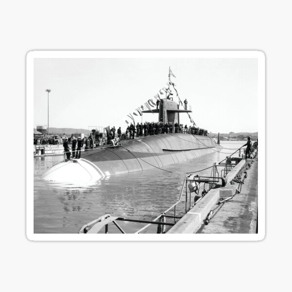 Vista previa del artículo con la obra «ALMACÉN DEL BARCO USS WOODROW WILSON (SSBN-624)», diseñado y vendido por militarygifts.