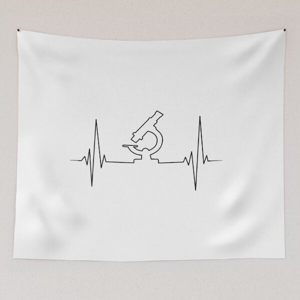 Item preview, My heart beats for science - Black on White designed and sold by LauraO31.