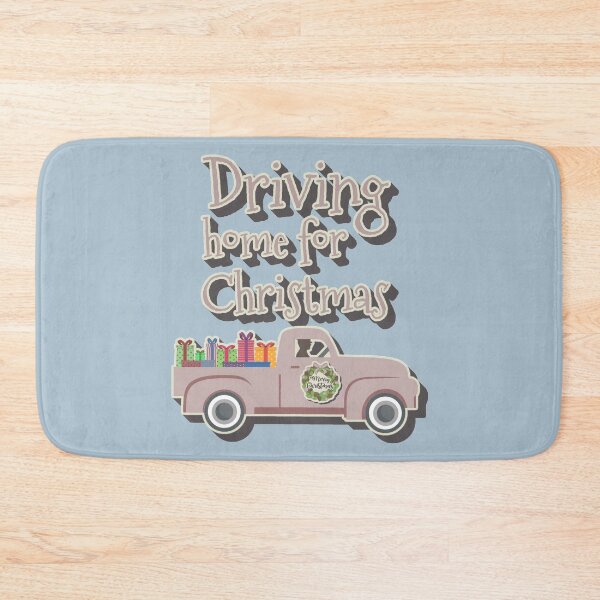 Item preview, Cute Pastel Driving Home For Christmas Truck And Xmas Gift Presents Slogan designed and sold by TrulyEpoque.