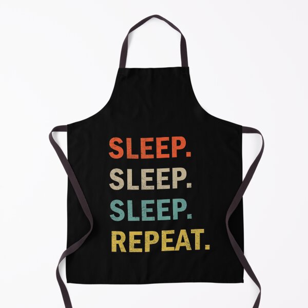 Item preview, sleep repeat funny vintage gift for sleepy somnolent designed and sold by TeeHDesigner.
