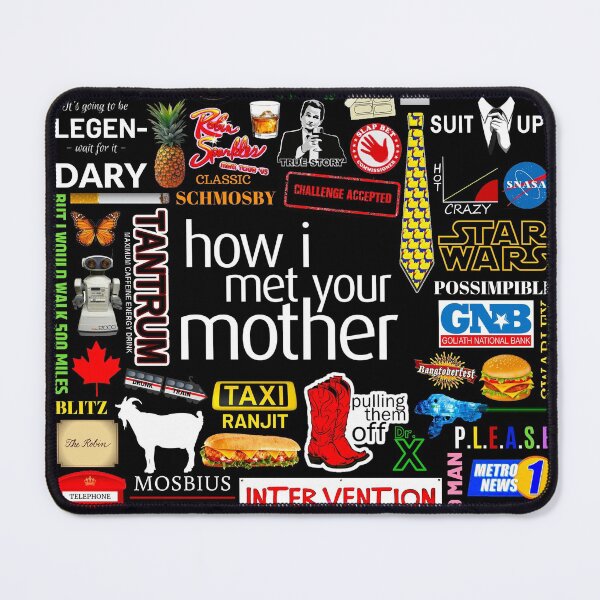 Item preview, How i Met Your Mother Collage Poster Iconographic - Infographic designed and sold by Della97.