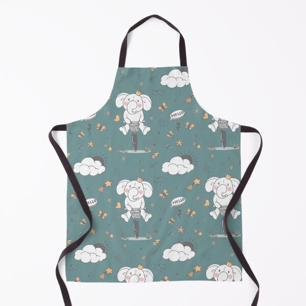 Item preview, Cute elephant riding bicycle pattern designed and sold by Jiksy.