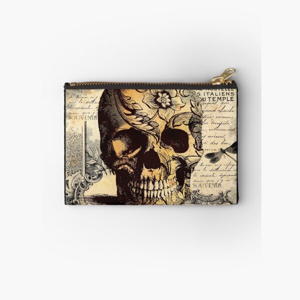 Aperçu de l'œuvre Tatoo skull on floral background créée et vendue par yassineddy.