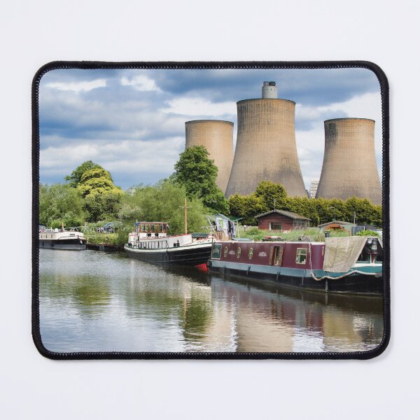 Item preview, #240 Ratcliffe on Soar Redhill Marina and the Power Station. designed and sold by phutball.