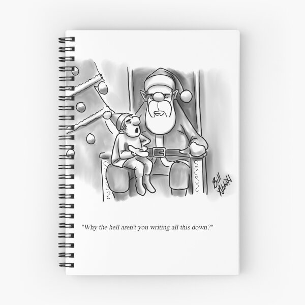 Item preview, Funny Christmas Santa Cartoon Humor designed and sold by Bill Abbott.