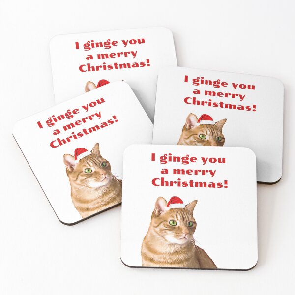Item preview, Ginger Cat Christmas Funny, I ginge you a merry Christmas designed and sold by avit1.