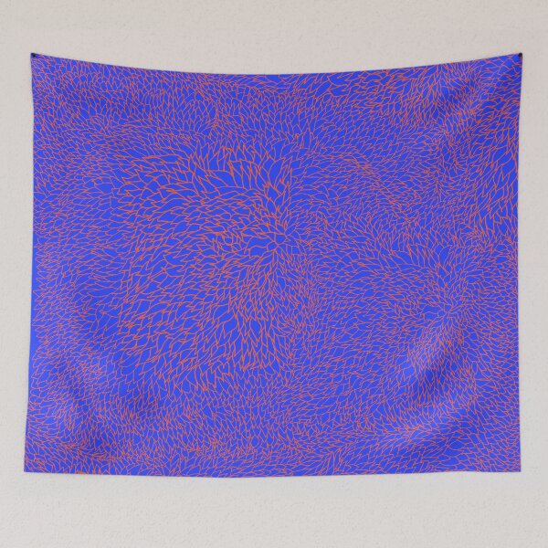 Item preview, scales, orange on blue designed and sold by dnparker.
