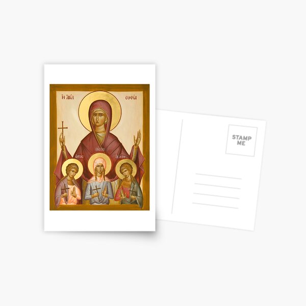 Item preview, Sts Sophia, Faith, Hope and Love designed and sold by ikonographics.