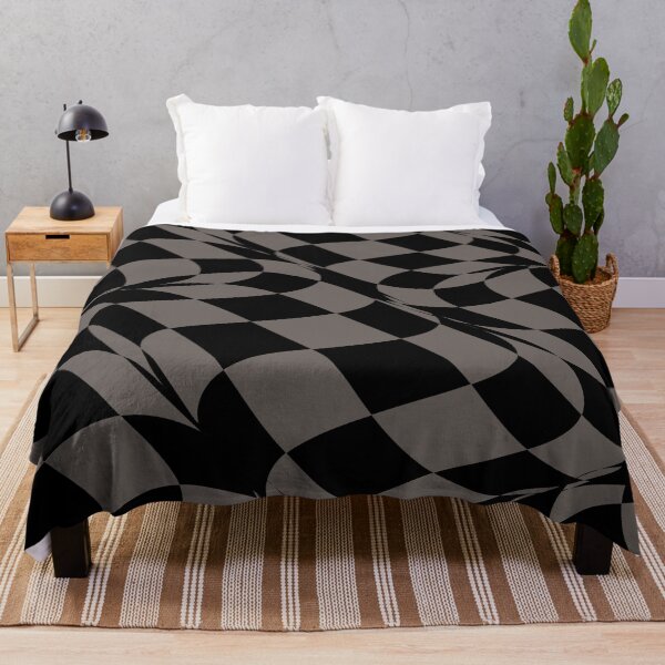 Artikelvorschau, Black and Dark Brown Checkerboard Pattern Pairs Dulux 2022 Popular Colour Rubble Road - Color Trends entworfen und verkauft von ColorOfTheYears.