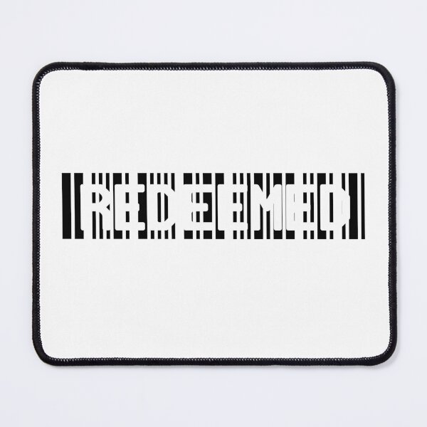 Item preview, Redeemed Barcode Scan - Black designed and sold by DunamisDezign.