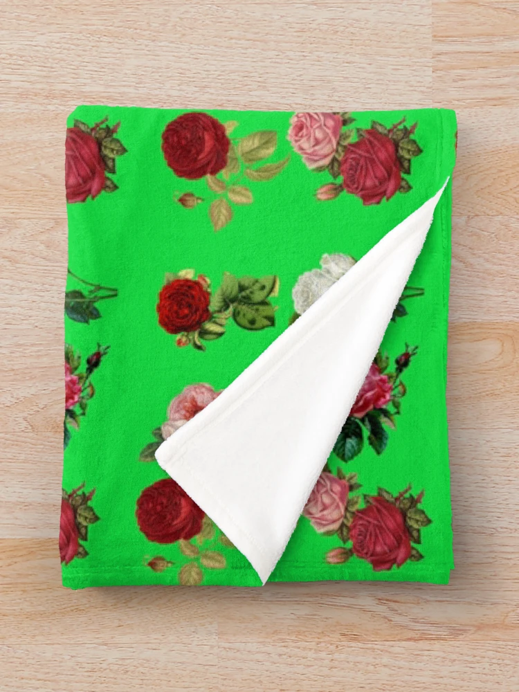 Thumbnail 3 of 6, Throw Blanket, Multicolored  Roses designed and sold by Robert-Store.