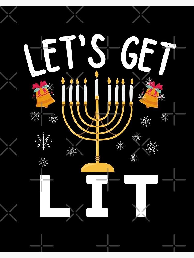 Let's Get Lit Custom Hanukkah Can Coolers Your store is not