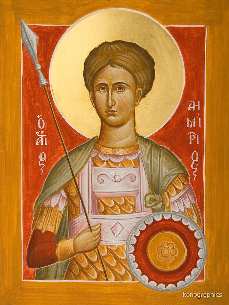 St Demetrios the Myrrhstreamer by ikonographics