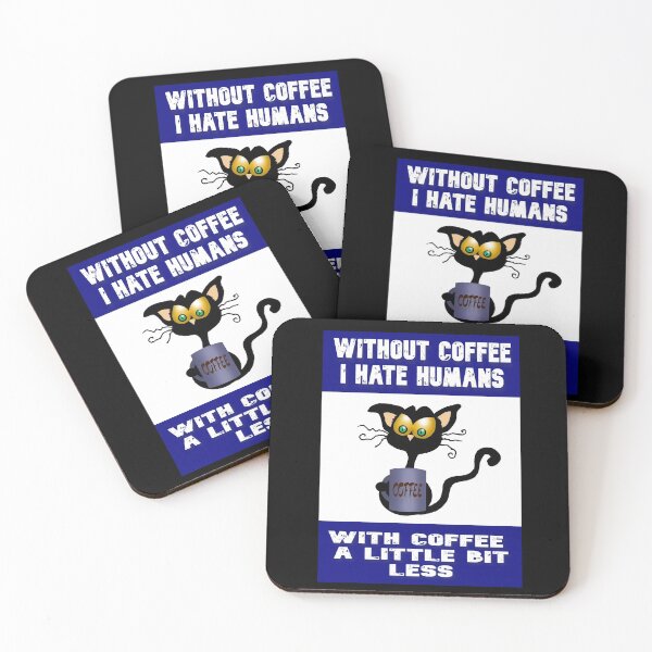 Item preview, Without coffee I hate humans designed and sold by kassandra369.